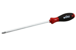 Wiha Soft Finish Cushion Grip Screwdriver, phillips #2, 200mm